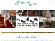 Tablet Screenshot of eco-vegan-shoes.com